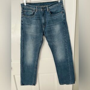Levi's 505 Mens Size 34x32 Medium Wash Jeans Denim 5 Pocket Iconic Stretch